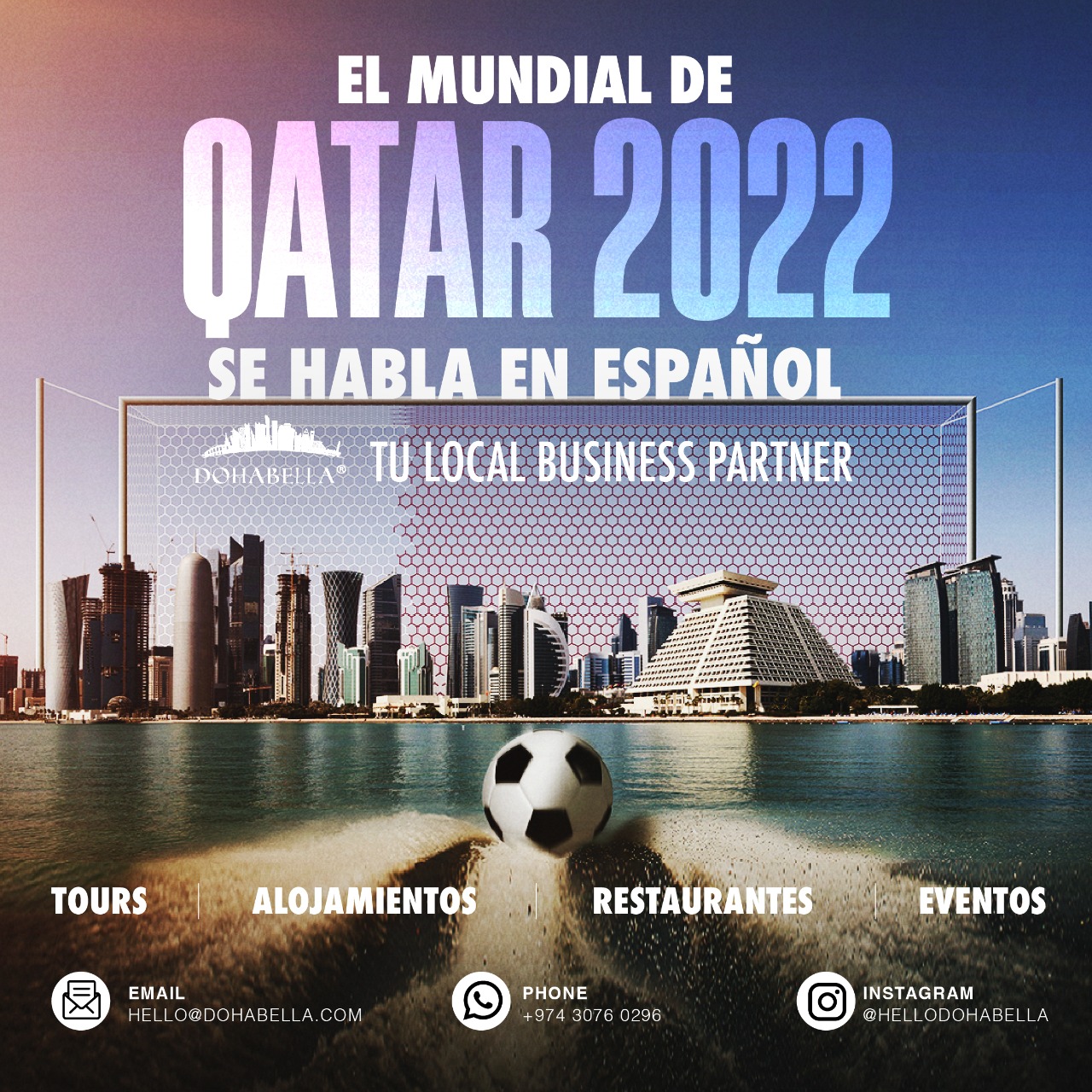 ⚽​ The World Cup in Qatar is spoken in Spanish ​ 🇪🇸​